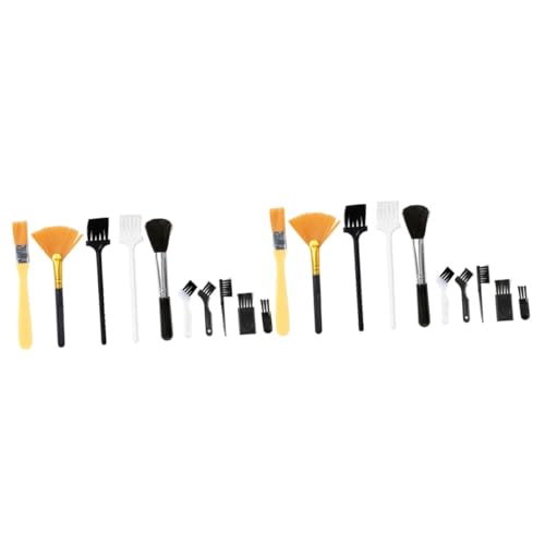 Hemobllo 20pcs Portable Computer Cleaning Brush for Keyboard Electronics Lightweight Dust Brush Kit for Hard Reach Spaces for Home Office and Cafe Use