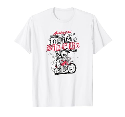 American Motorcycle Indian Biker Club Indianer T-Shirt