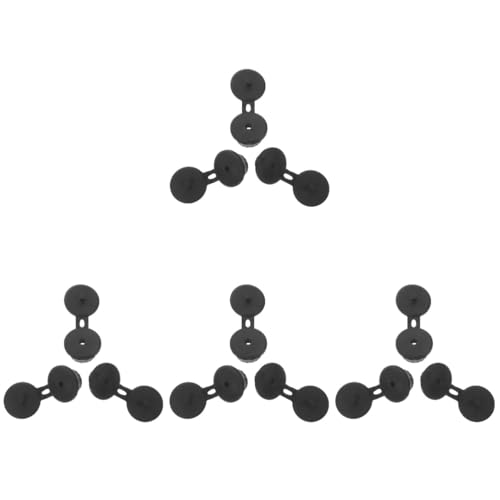 FRCOLOR 12pcs Leak Bottle Caps for Shampoo Shower Gel Dispenser Jar Lids for Bathroom Kitchen Compatible Bottles for Travel Prevents Spills