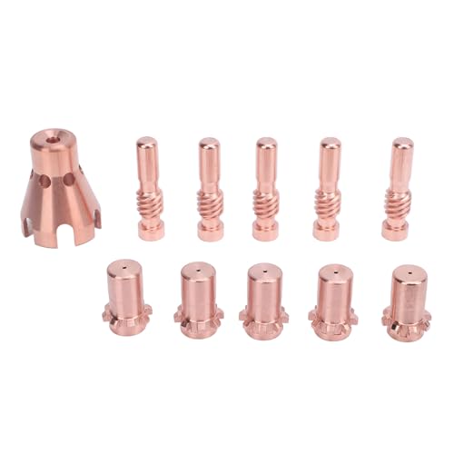Mig Welding Gun Accessory, Plasma Cutter Consumables Kit with 20pcs Tips 11-30 0.030, 2pcs gas nozzles 21-50 1/2 and 2pcs 35-50 welding diffuse, for ProCut 55, 80 Series