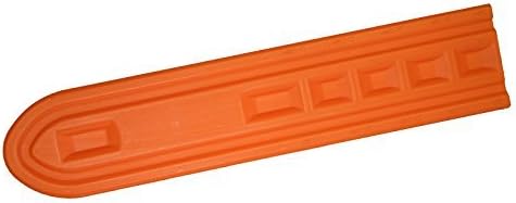 Forester Universal Chainsaw Bar Cover - Orange Plastic Chain Saw Guard Protector 20 Inch Blade Case for Chains and Blades Chainsaw Scabbard Garden Tool Sheath Chain Guard Chainsaw Safety Equipment