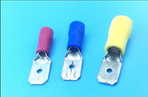 Davitu FDD1.25-187 250 FDD2-187 250 MDD1.25-187 250 MDD2-187 250 4.8MM 6.3MM pre-insulating terminals/cold-pressed wiring terminal - (Color: MDD2 250 male)