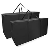 EXTRA LARGE: la Borsa Trasloco con Cerniera si dispiega fino a 90x55x33cm/35,43x21,65x12,99 pollici e ha una capacità di 160 litri. sacchi per vestiti è perfetta per gli oggetti di grandi dimensioni, ideale per riporre i vestiti e per organizzare la stanza.