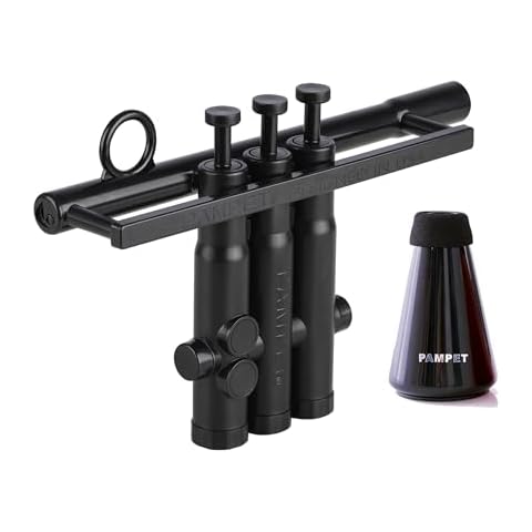 Practice Trumpet Mute Silencer，Trumpet Straight Mute PAMPET TruTra Standard Trumpet Training Device Cover