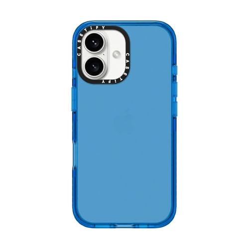 CASETiFY Impact Case for iPhone 16 [Slim / 8.2 ft. 4X Military Grade Drop Protection/Wireless Charging Compatible] - Sky Blue