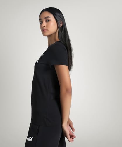 PUMA ESS No. 1 Logo Tee Kadın Tişört, PUMA Black, M - Görsel 2