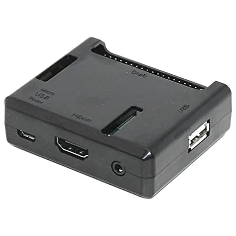 SB Components Black Case for Raspberry Pi Model A+ (Plus) - Access to all Ports Cover