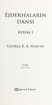 Paperback Buz ve Atesin Sarkisi 5. Kitap - Ejderhalarin Dansi Kisim 1 [Turkish] Book