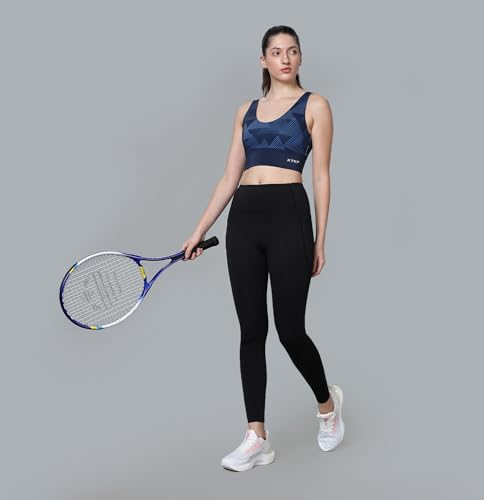 Image of XTEP Women Training Bra Top I Polyester Elastane Blend I Shield & Comfort Technology I Moisture-Wicking Support I Workout Wear
