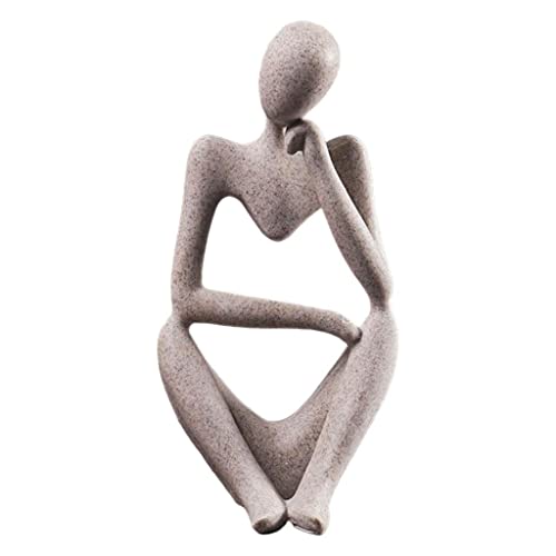 NC Estátua abstrata estatueta do escultura moderna casa esculturas de resina objetos decorativos pia