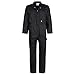 Price comparison product image Fort - Zip Front Coverall - Black - 48" - Handy Pockets - Work Overalls for Men