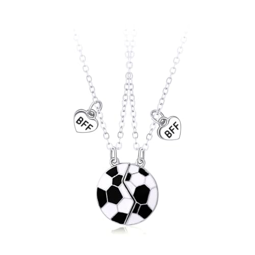 LittleFathand BFF Soccer Necklace 02Silver