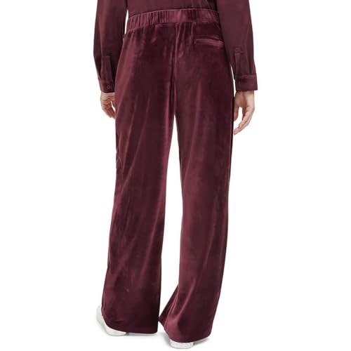 Calvin Klein Womens Plus Velvet High Rise Wide Leg Pants Purple 1X2