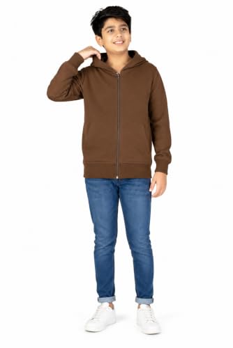 Image of ADBUCKS Rich Cotton Full Sleeves Zipper Jacket with Hoodies for Boys