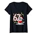 Womens Funny 67 Meme Seal Christmas PJm Men Women Family Matching V-Neck T-Shirt