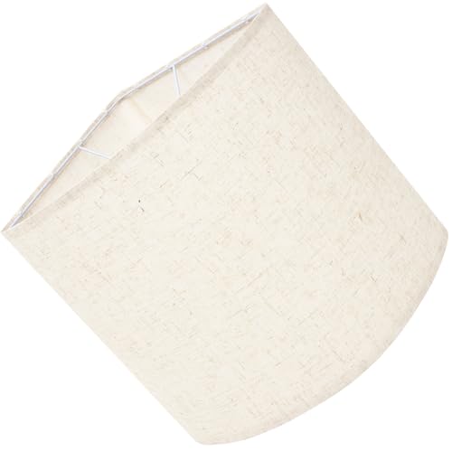 NAMOARLY Pantalla de Lámpara de Lino Beige para Lámpara de Pie Estructura Sencilla y Resistente, Ligera y Fácil de Instalar, Adecuado para Dormitorio y Sala de Estar