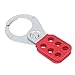 2PCS Lockout Tagout Hasp 1.5 Inch Industrial 6 Hole Galvanized Steel 10.5mm Diameter Hole Lockout Hasp