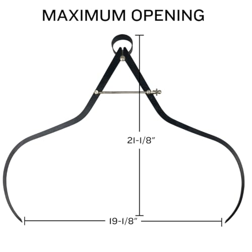QUIX 18" (45.7 cm) Steel Outside Caliper | Durable Steel Construction | Precise Measurement of Distance, Diameter, or Thickness | Ideal for Construction, Plumbing, Paleontology, and Forensics - Image 5