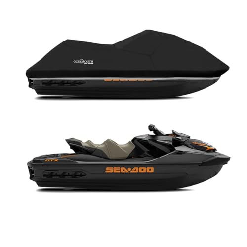 Oceansouth SEA-DOO GTX 230 Jet Ski Cover – Custom Fit PWC Cover – Trailerable & Storage – Waterproof, UV Resistant, Breathable Marine Fabric