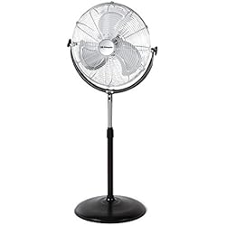Ventilador Orbegozo Pws 0545 Orbegozo PWS 1846 – Ventilador industrial de pie, aspas metálicas, 3 velocidades de ventilación, 45 cm de diámetro y potencia de 135 W