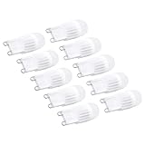 Applications larges : l'ampoule est destinée à différents types de supports de lampe G9, tels que les lustres, les plafonniers, les lampes de ventilateur de plafond, les lampes d'armoire, les appliques murales, les lampes de table, etc.