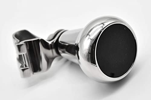 Marine City 316 Grade Stainless Steel Strong Durable Gloss Polished Finish Sport Boat Knob Spinning Ball Bearing Knob With Cap For Steering Wheels – Marines – Yachts – Kayaks – Boats (Pack Of 1) #TOP6