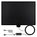 Produktbild Antenne,1byone DVB-T HD Antenne,Indoor-TV-Antenne 4K 1080P für Außenantenne mit Verstärker - Schwarz/5m Kabel