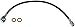 Dorman H622121 Brake Hydraulic Hose for Select Hino Models