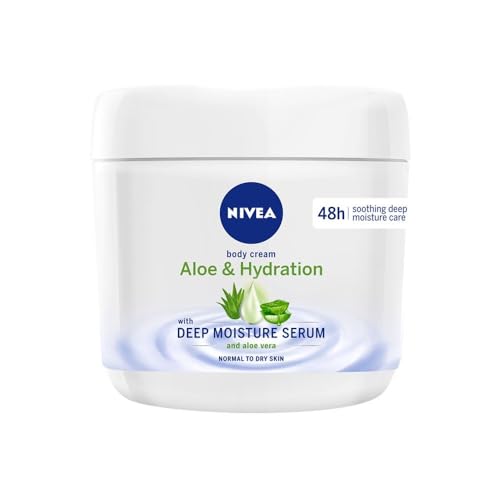 NIVEA Soft Refreshingly Soft Moisturizing Cream, Body Moisturizer for Face, Body and Hands, Enriched with Jojoba Oil and Vitamin E, 6.8 Oz Jar
