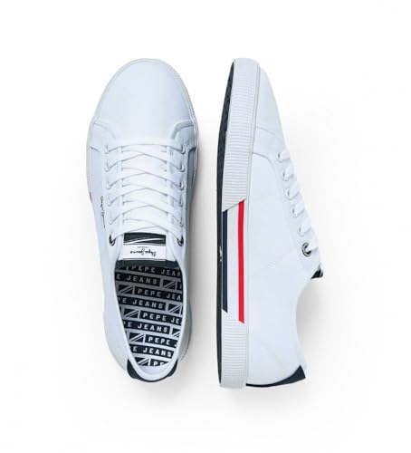 Pepe Jeans Scarpe Di Base Brady Bianche - 3