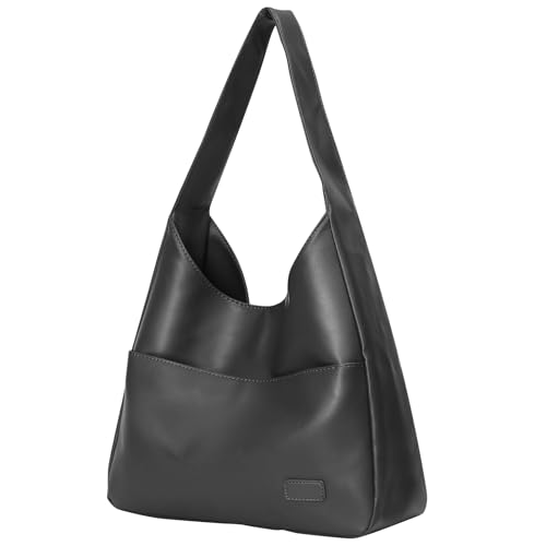Large Genuine Leather Hobo Tote Bag for Women - Soft Shoulder Handbag