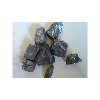 QURA Natural Surma Stone - Kohl - Stibnite - 100 Grams - for Pooja & Cooling of Eyes - Loose Packed