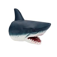 Andux Animal Hand Puppet Realistic Soft Rubber Interactive Role Play Hand Puppet Toys DWSO-01 (Sharks)