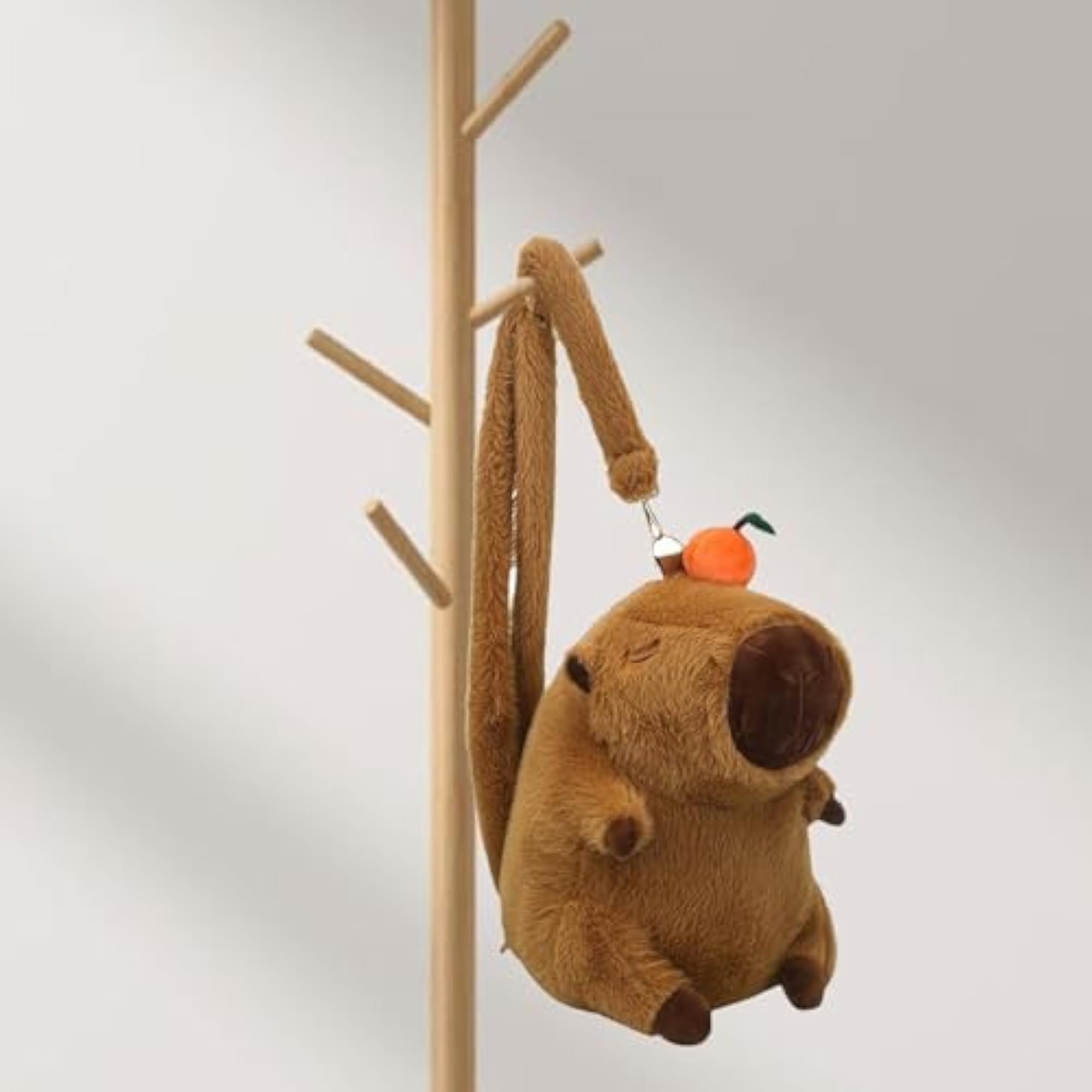 Plush Capybara Backpack for Kids, Lightweight Daypack