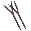 KK and Jay Supply Shirt stays for men - Premium shirt garters for men - The ORIGINAL Premium Stay Tucked Shirt Garters (Herringbone Maroon) #2