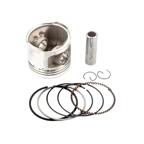 Piston et anneaux moto 56.5mm haute résistance pour CG125 125cc