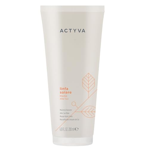Actyva - Linfa Solare Mask, Maschera Doposole Nutriente, con Aloe Vera, Effetto Districante, Filtro UV - 200 ml