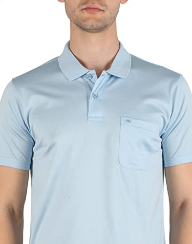 Image of Monte Carlo Mens White Plain Collar T-Shirt |22203606-1