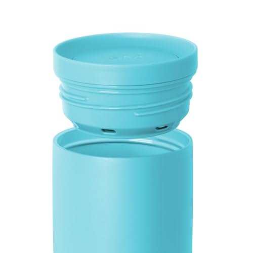 Image of Simple Modern Travel Coffee Mug Tumbler with 360 Lid | Ceramic-Lined Insulated Stainless Steel Cold Brew Iced Coffee Cup | Gifts for Women Men Her Him | Voyager Signature | 16oz | Nantucket Tides
