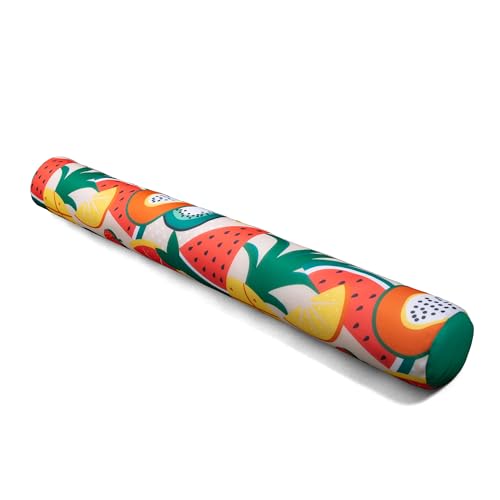 Big Joe Noodle No Inflation Needed Pool Float, Fruit Salad Doubled-Sided Mesh, Quick Draining Fabric, 4 Feet Jumbo
