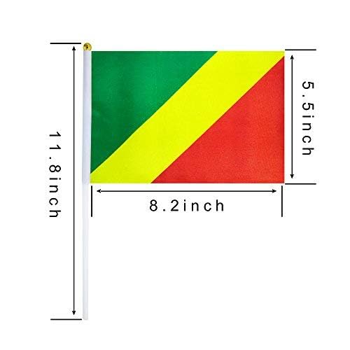 Democratic Republic Of The Congo Flag 4 X 6 Inches | Flags N Gadgets