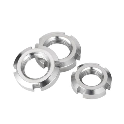 304 �X�e�����X�|�X���b�g�t���ۃi�b�g 4 �X���b�g�i�b�g���b�N�i�b�g GB812 M10 M12 M14 M16 M18 M20 M22 M24 M25 M27 ? M60(M25x1.5mm(1pcs))