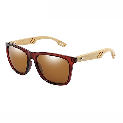 Lunettes de soleil en bois originales hommes femmes taille unique