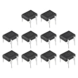 Durlo 10 pezzi di raddrizzatore a ponte DB107 – diodo 1A 1000V per elettrodomestici e circuiti elettronici industriali
