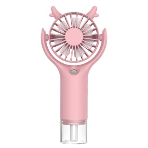 Ventilador Portátil Con Rocío 3 Niveles, Ángulo Ajustable, Para Rostro Y Ventilador Portátil Con Rocío 3 Niveles, Ángulo Ajustable, Para Rostro Y