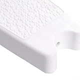 ABS Schwimmbadleiter Sprossenstufe Ersatz für Rohr mit 4,2 cm Durchmesser - Anti-Rutsch-Treppenprofil für oberirdische Pools, Spas & Whirlpools, Weiß (49