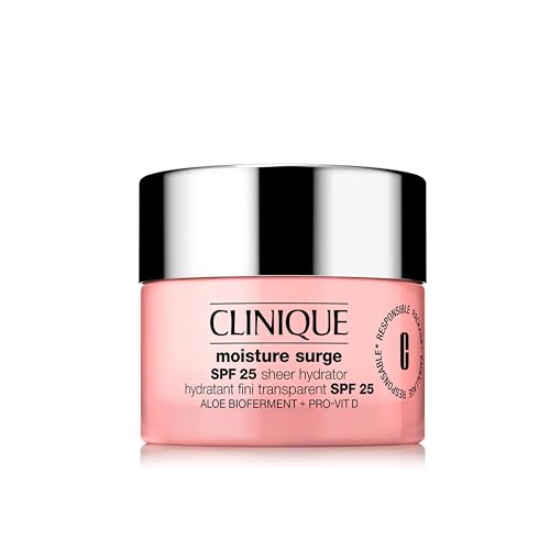 Moisture Surge™ SPF 25 Sheer Hydrator | Feuchtigkeitscreme mit LSF 25 für das Gesicht, mit Hyaluronsäure, Aloe-Vera-Bioferment und Provitamin D | pflegt + schützt + spendet Feuchtigkeit, 30 ml