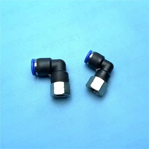 Codo 90 grados de latón para evitar torsión en tubos neumáticos de 8mm 6