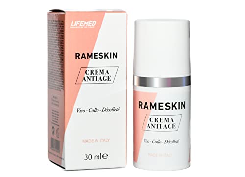 Rameskin Crema Anti Age, Idratante, Antirughe E Ristrutturante. Con Peptidi Di Rame, Bava Di Lumaca, Fattori Di Crescita E Acido Ialuronico, Confezion