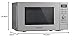 Panasonic NN-J19KSMEPG Mikrowelle und Grill mit Drehteller, 20 Liter, Edelstahl, 800 W, Grill 1000 W, 9 automatische Programme, Silber